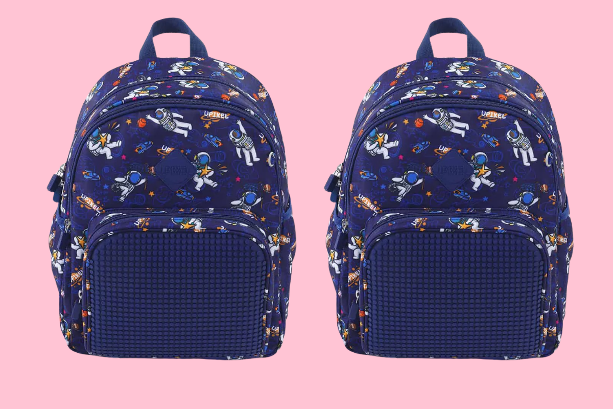 Ba Lô Upixel Futuristic Kids Xanh – Phong cách hiện đại, dễ thương